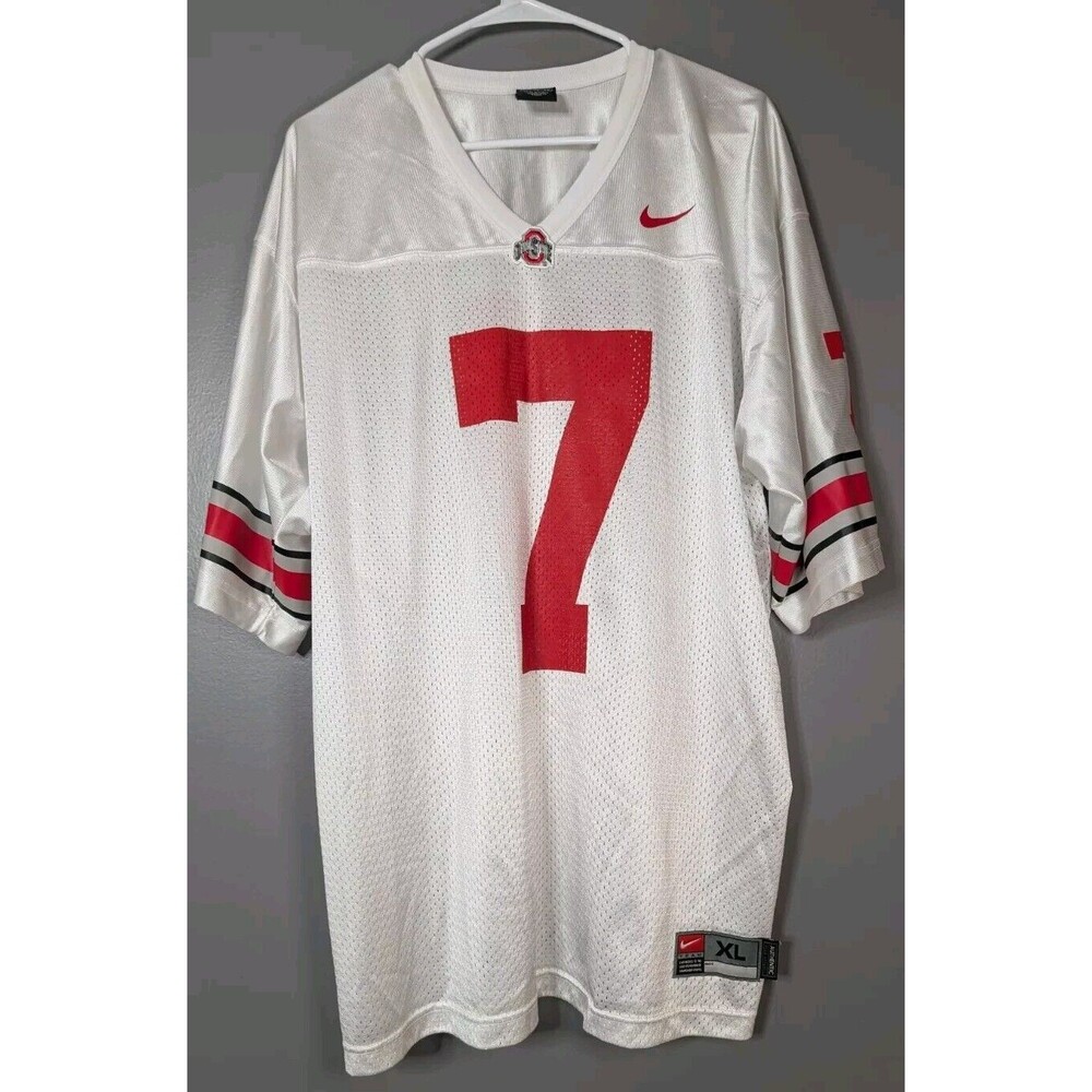Vintage Ohio State Buckeyes Team Nike Authentic Football Jersey #7 Sz XL. Korea